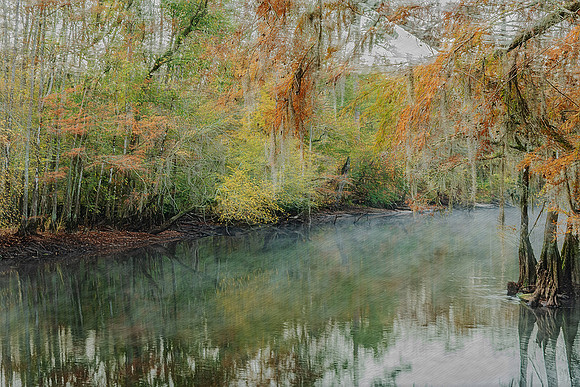 Autumns Misty Watercolor
