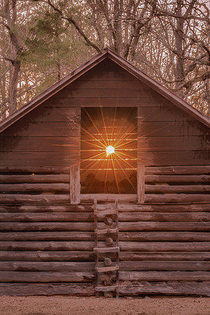 Celestial Glimpse: Barns Unexpected Starburst