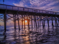 Under the Pier at Sunrise
