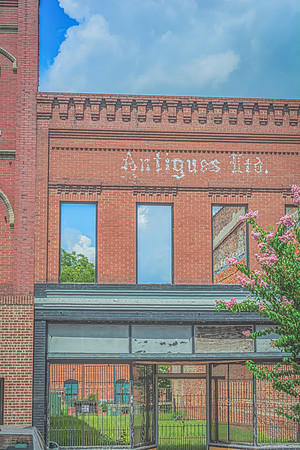 Antique Building Facade